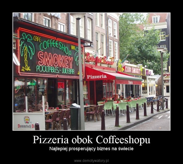Pizzeria obok Coffeeshopu – Najlepiej prosperujący biznes na świecie 