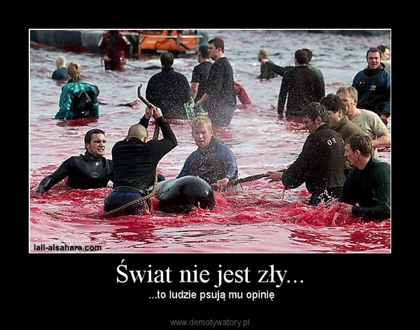 Świat nie jest zły... –  ...to ludzie psują mu opinię 