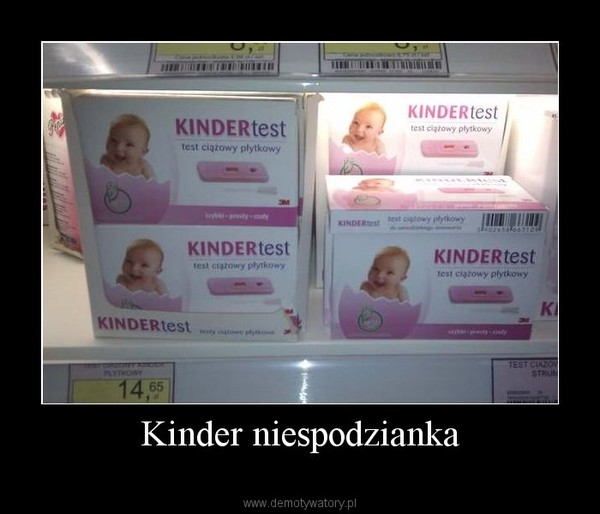 Kinder niespodzianka –  