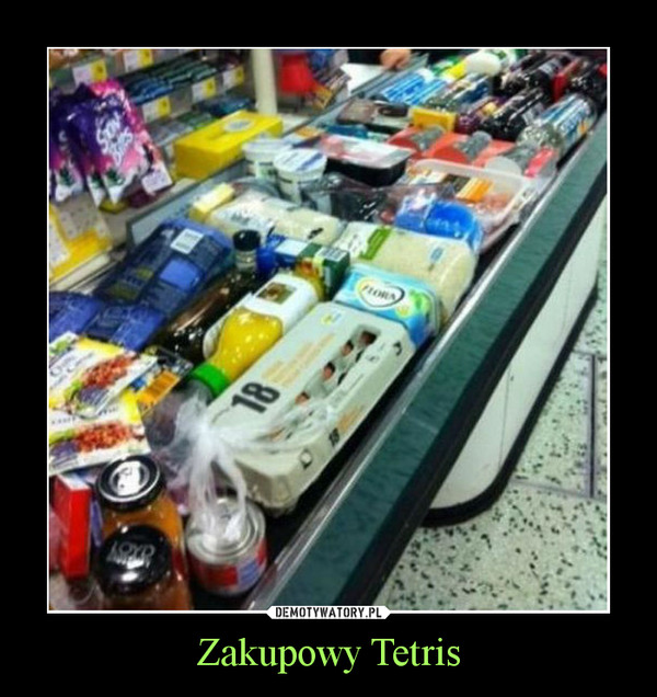 Zakupowy Tetris –  