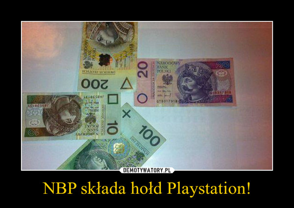 NBP składa hołd Playstation! –  