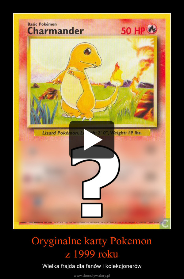 Oryginalne karty Pokemonz 1999 roku – Wielka frajda dla fanów i kolekcjonerów 