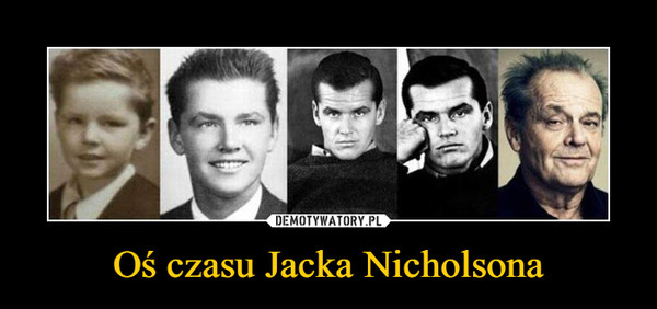 Oś czasu Jacka Nicholsona –  