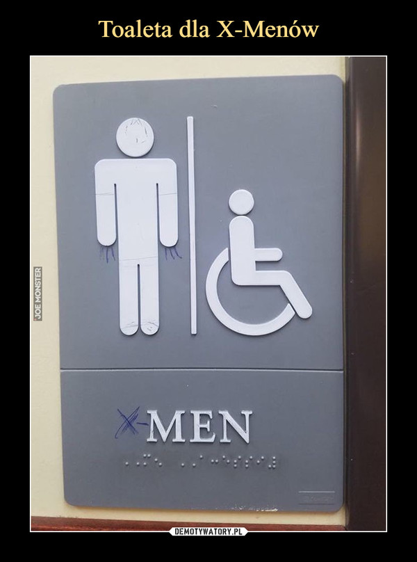 Toaleta dla X-Menów