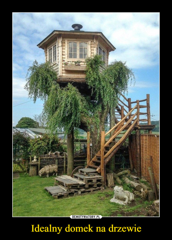 Idealny domek na drzewie –  