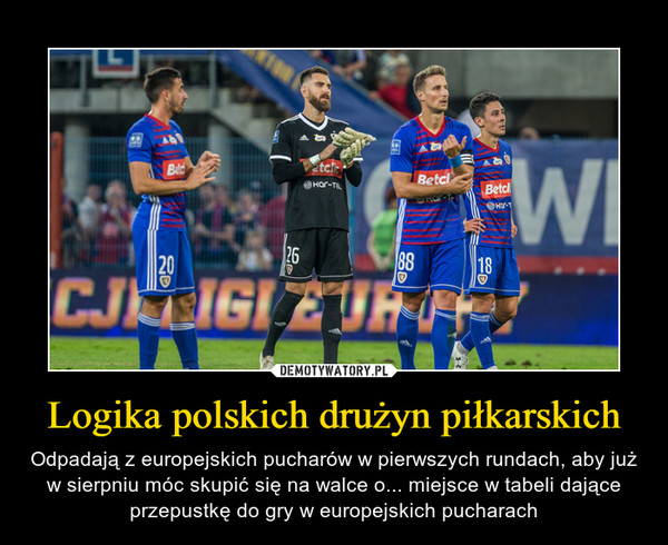 Logika polskich drużyn piłkarskich