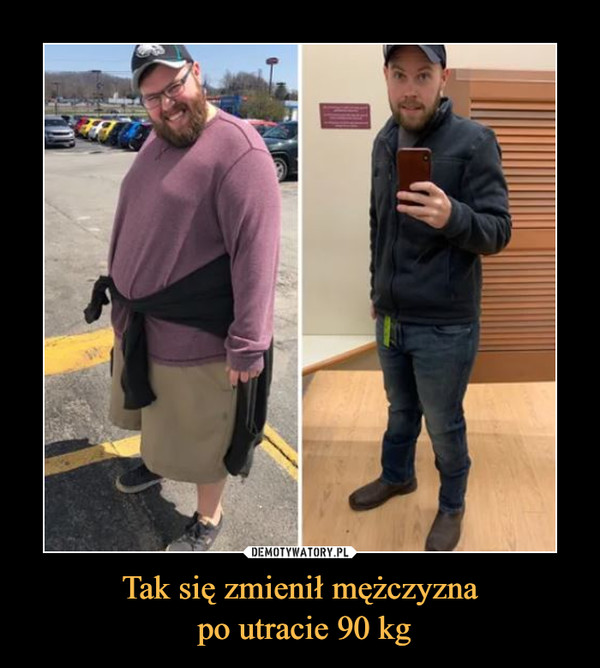 Tak się zmienił mężczyzna po utracie 90 kg –  