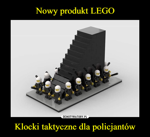 Nowy produkt LEGO Klocki taktyczne dla policjantów