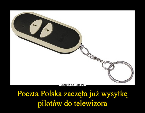 Poczta Polska zaczęła już wysyłkę pilotów do telewizora –  