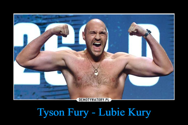 Tyson Fury - Lubie Kury –  