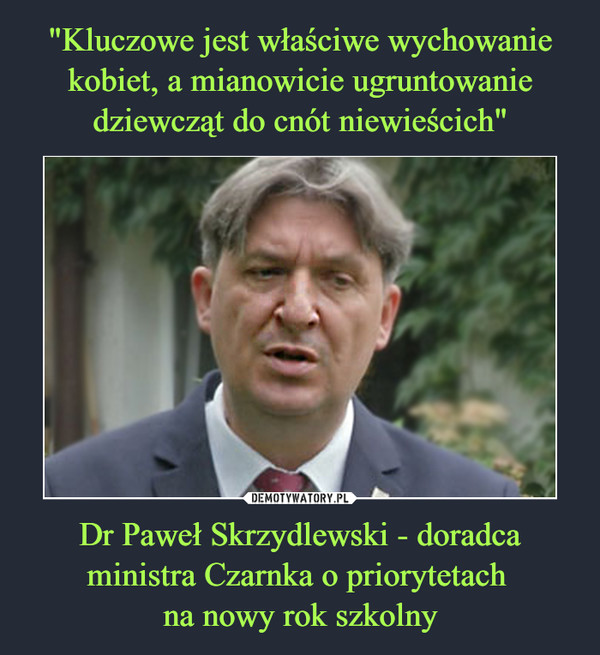 Dr Paweł Skrzydlewski - doradca ministra Czarnka o priorytetach na nowy rok szkolny –  