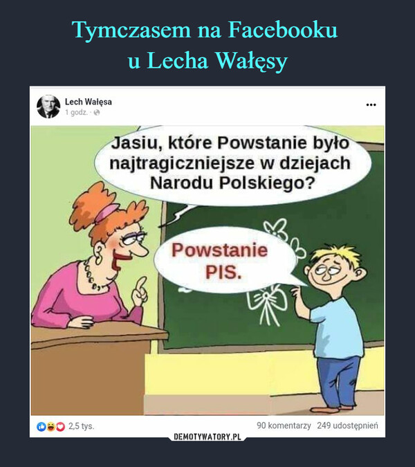  –  Jasiu, które Powstanie byłonajtragiczniejsze w dziejachNarodu Polskiego?Powstanie PIS.