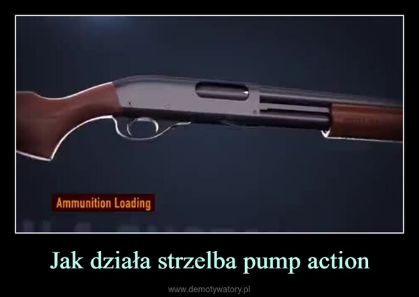 Jak działa strzelba pump action –  