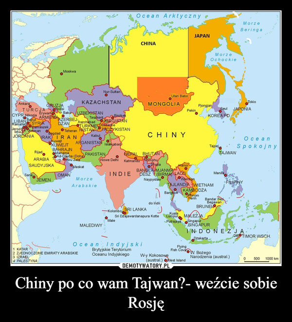 Chiny po co wam Tajwan?- weźcie sobie Rosję –  