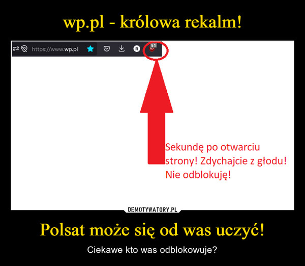wp.pl - królowa rekalm! Polsat może się od was uczyć!