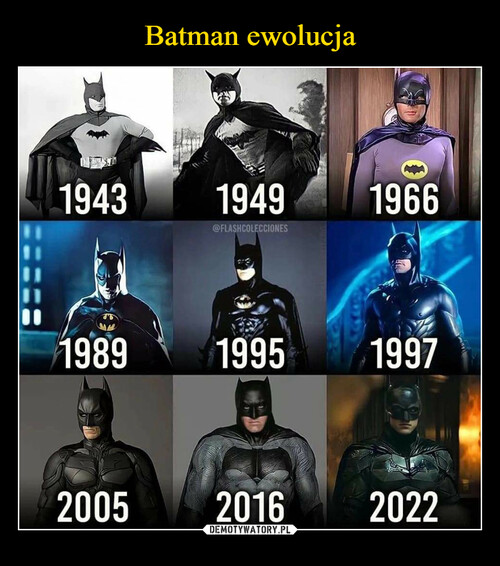 Batman ewolucja