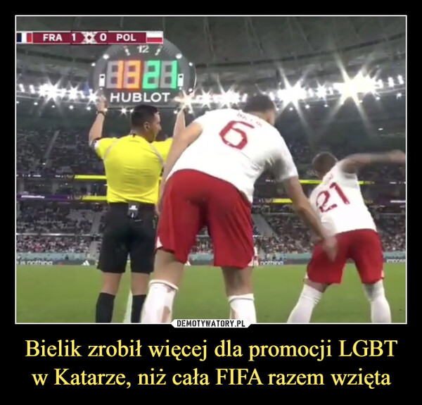 Bielik zrobił więcej dla promocji LGBT w Katarze, niż cała FIFA razem wzięta –  