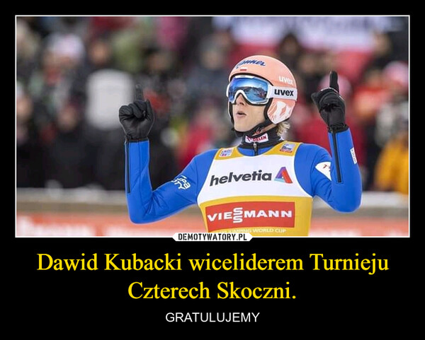 Dawid Kubacki wiceliderem Turnieju Czterech Skoczni.