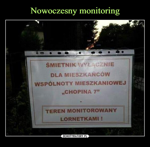 Nowoczesny monitoring