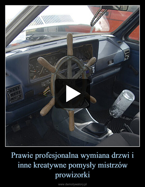 Prawie profesjonalna wymiana drzwi i inne kreatywne pomysły mistrzów prowizorki –  JETTEMLS
